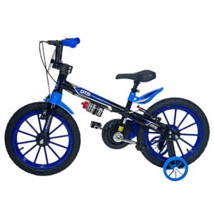 Bicicleta de paseo R16 con cantimplora GTS azul