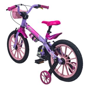 Bicicleta de paseo R16 con cantimplora GTS rosa